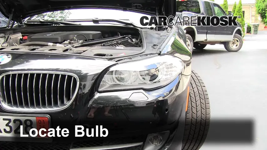 2012 BMW 528i xDrive 2.0L 4 Cyl. Turbo Lights Headlight (replace bulb)